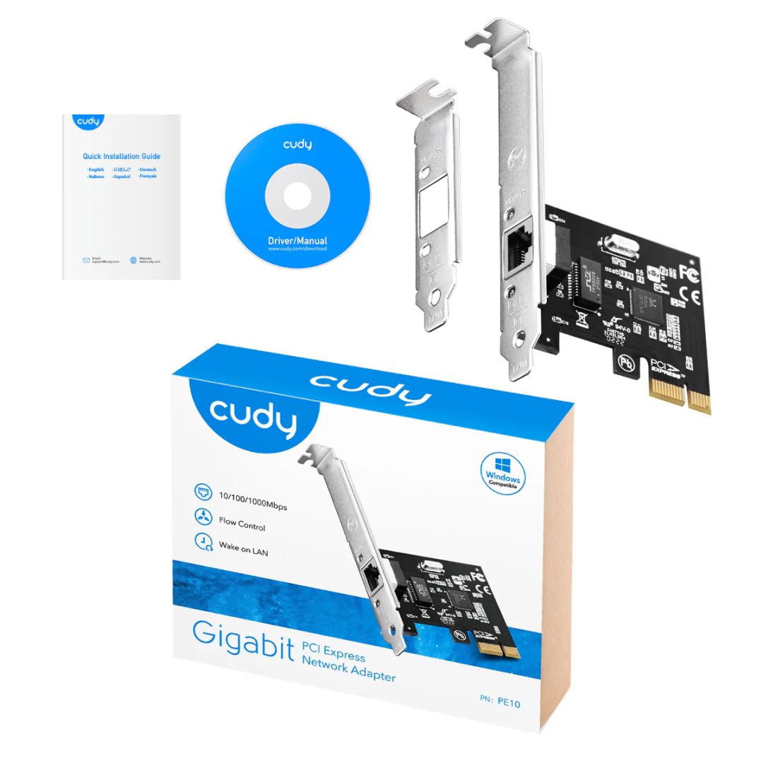 Cudy PE10 Gigabit PCI-E Ethernet Adapter