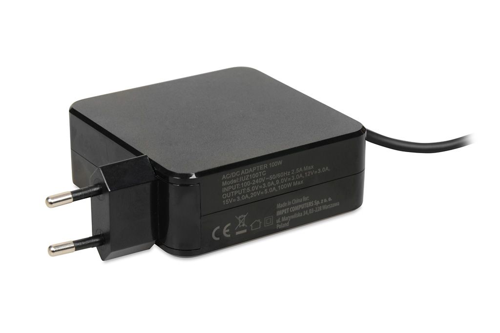 iBox IUZ100TC 5-20V / 5A 100W Type-C univerzális hálózati notebook töltő