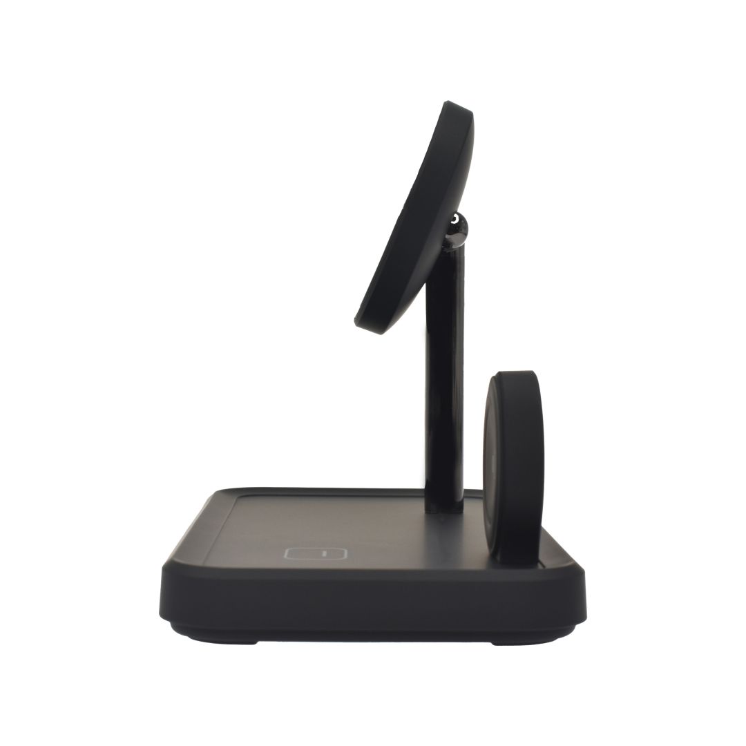 Dviced 3-in-1 Magnetic Wireless Charger 10W Fast Charge Black