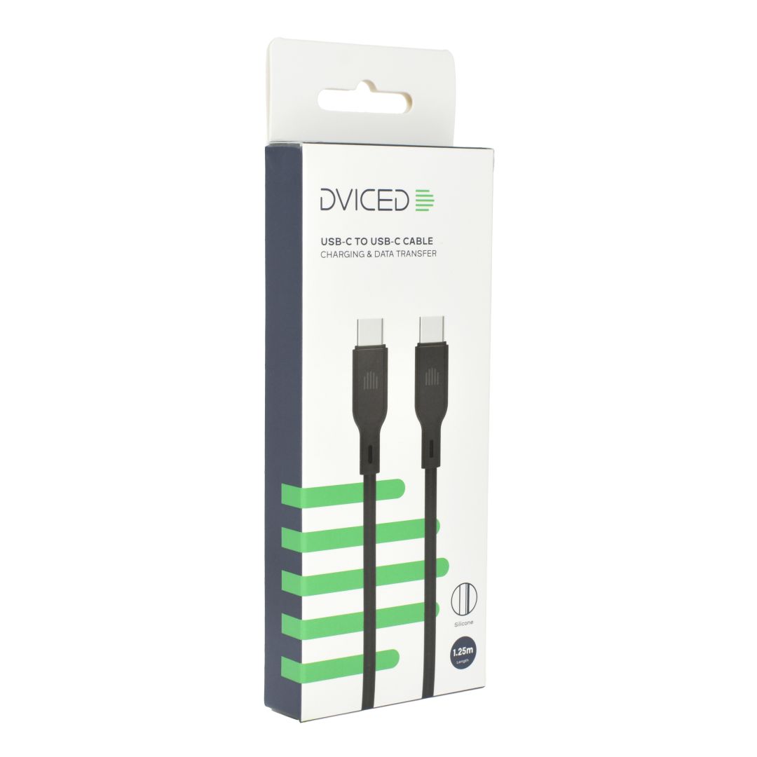 Dviced USB-C to USB-C Cable 1,25m Black