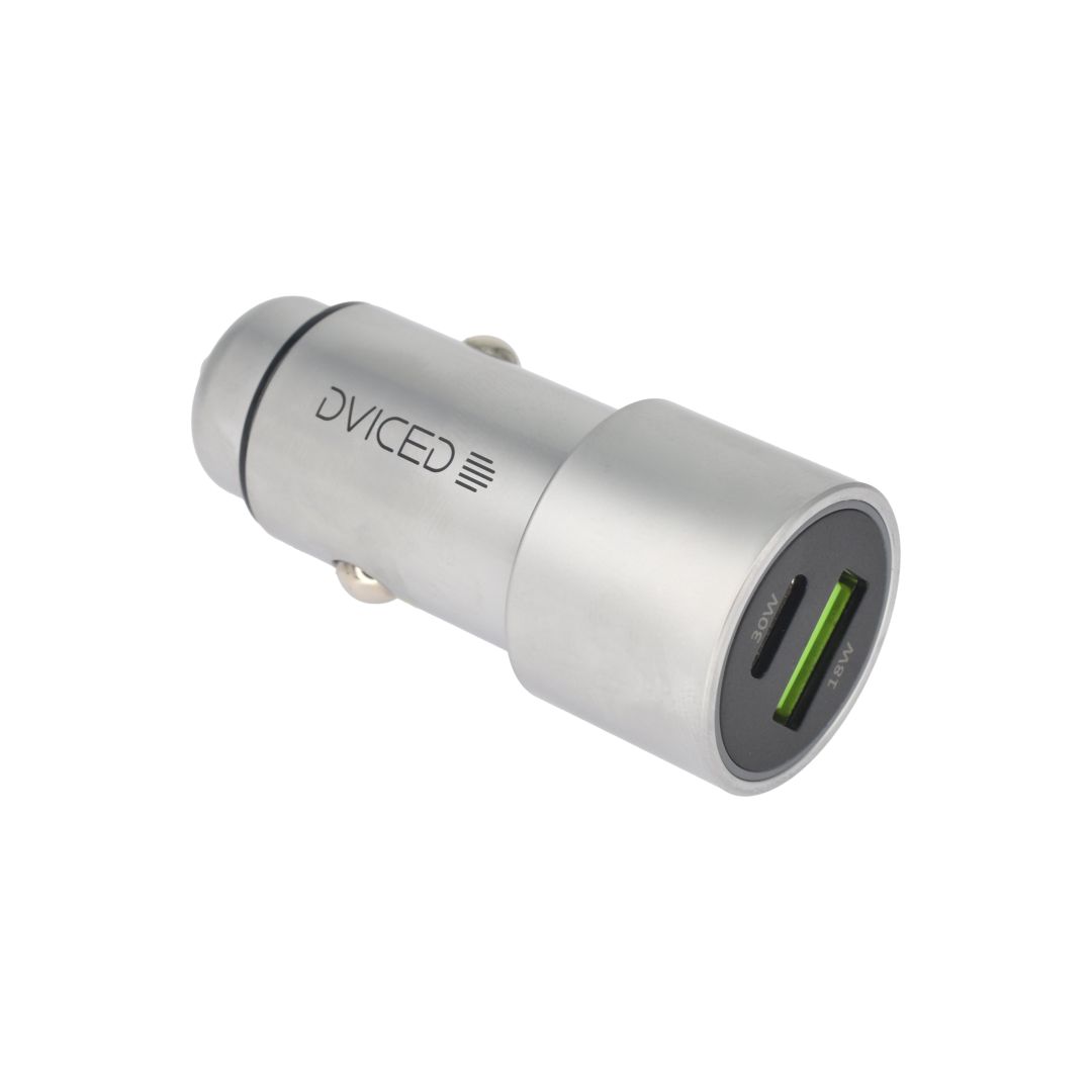 Dviced Car charger dual USB 48W Metal