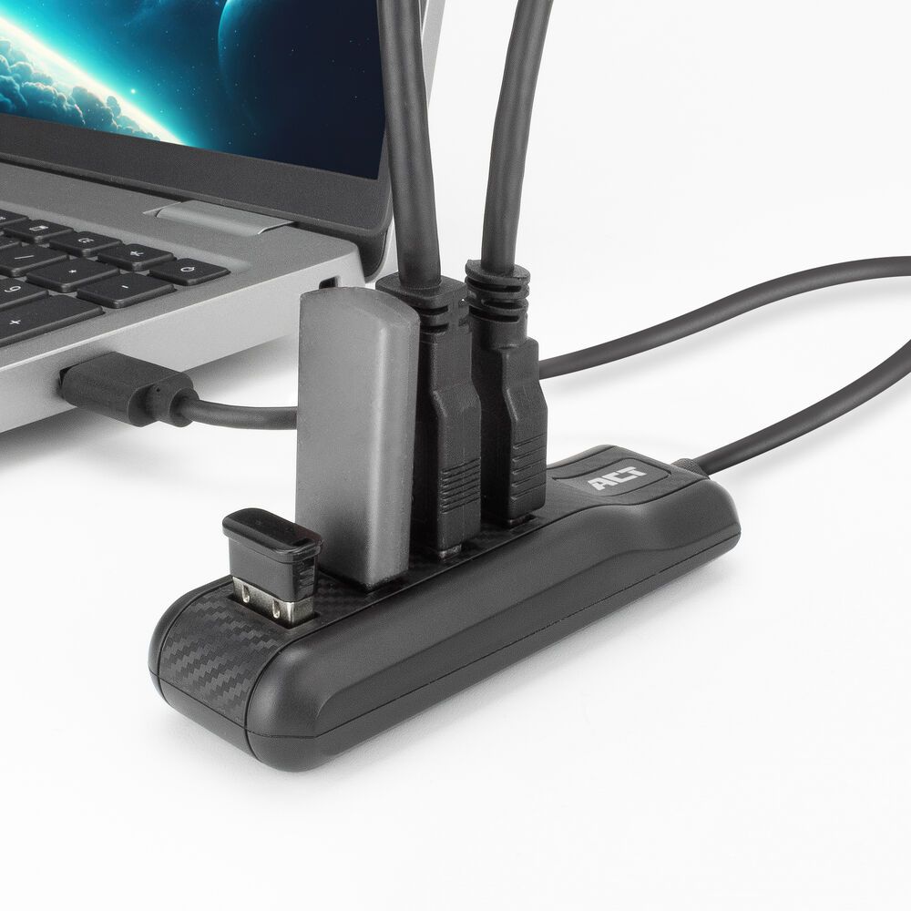 ACT AC6320 4-portos USB3.2 HUB Black