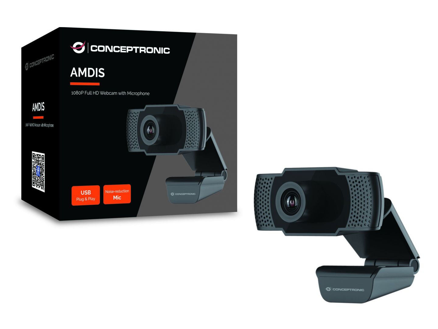Conceptronic  AMDIS01B Webkamera Black