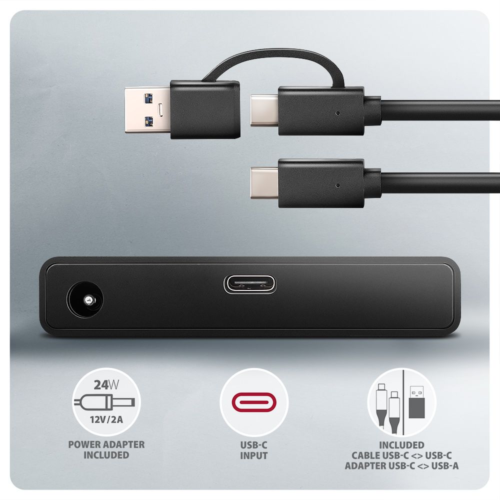 AXAGON ADSA-FPX USB-C 10Gbps Fast Port X adapter for 2,5