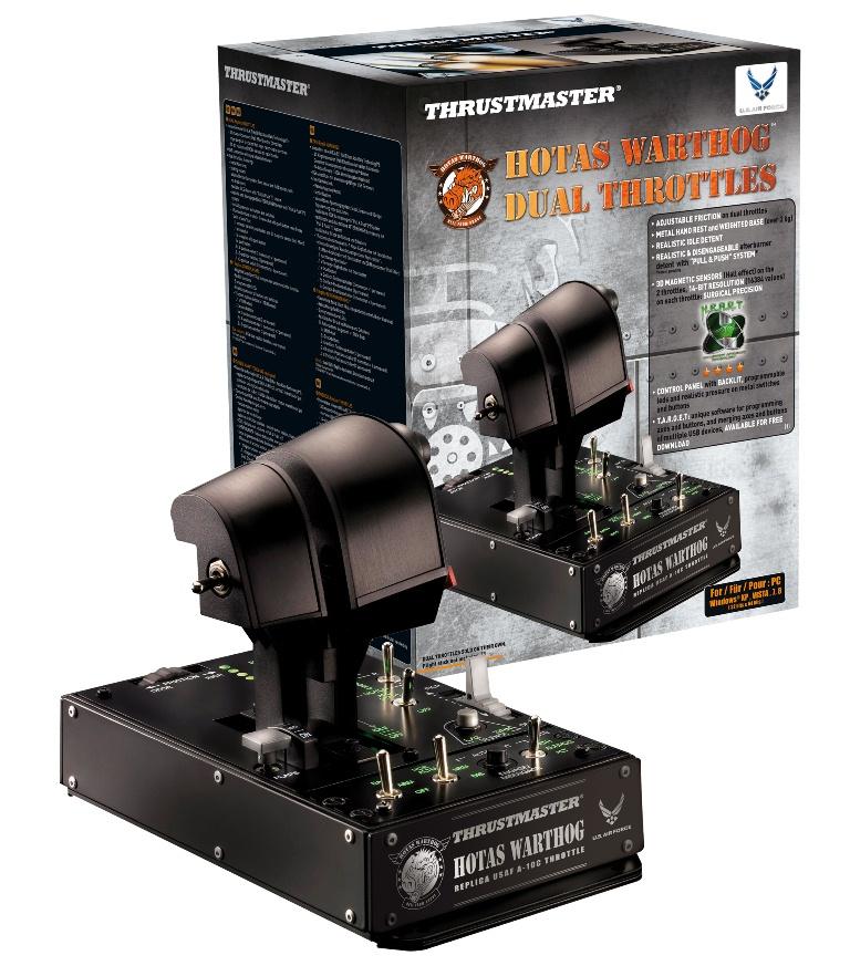 Thrustmaster Hotas Warthog Dual Throttle Gázkar Black