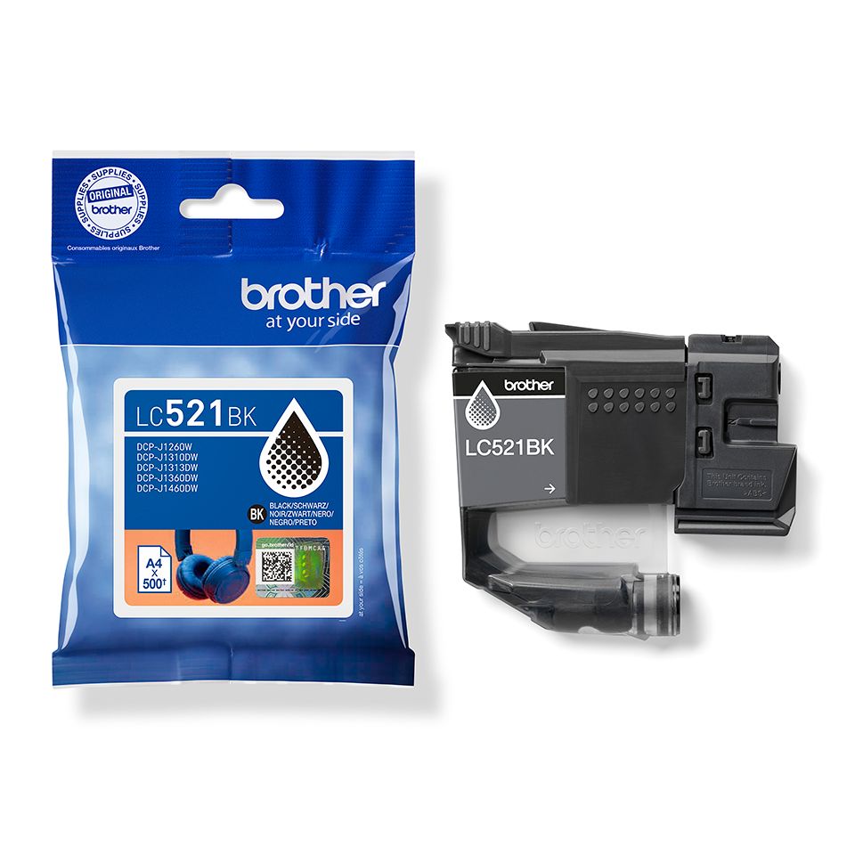 Brother LC-521BK Black tintapatron