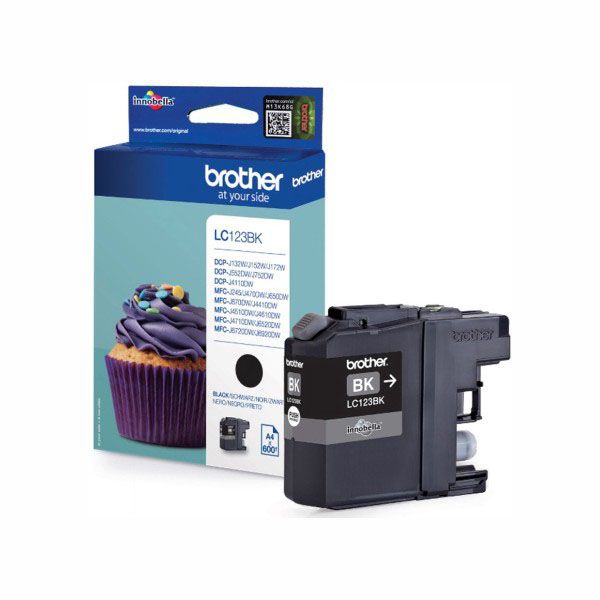 Brother LC-123BK Black tintapatroncsomag