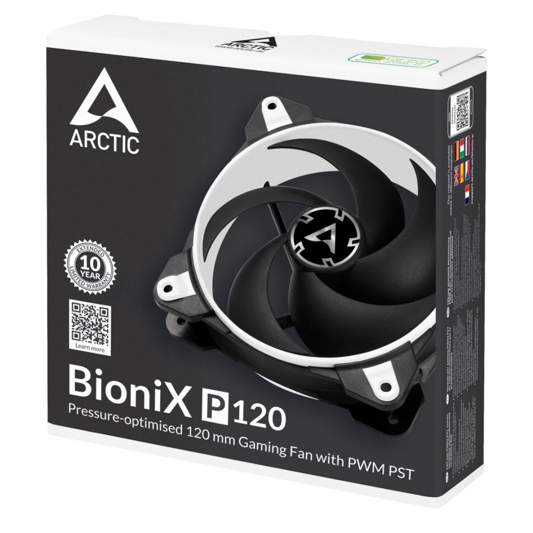 Arctic BioniX P140 Pressure-optimised PWM PST White