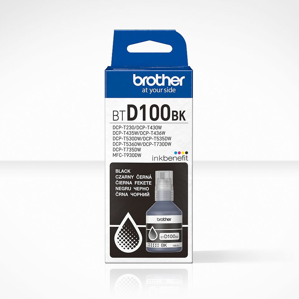 Brother BTD100BK Black tintapatron