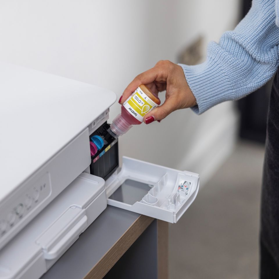 Brother BTD100Y Yellow tintapatron