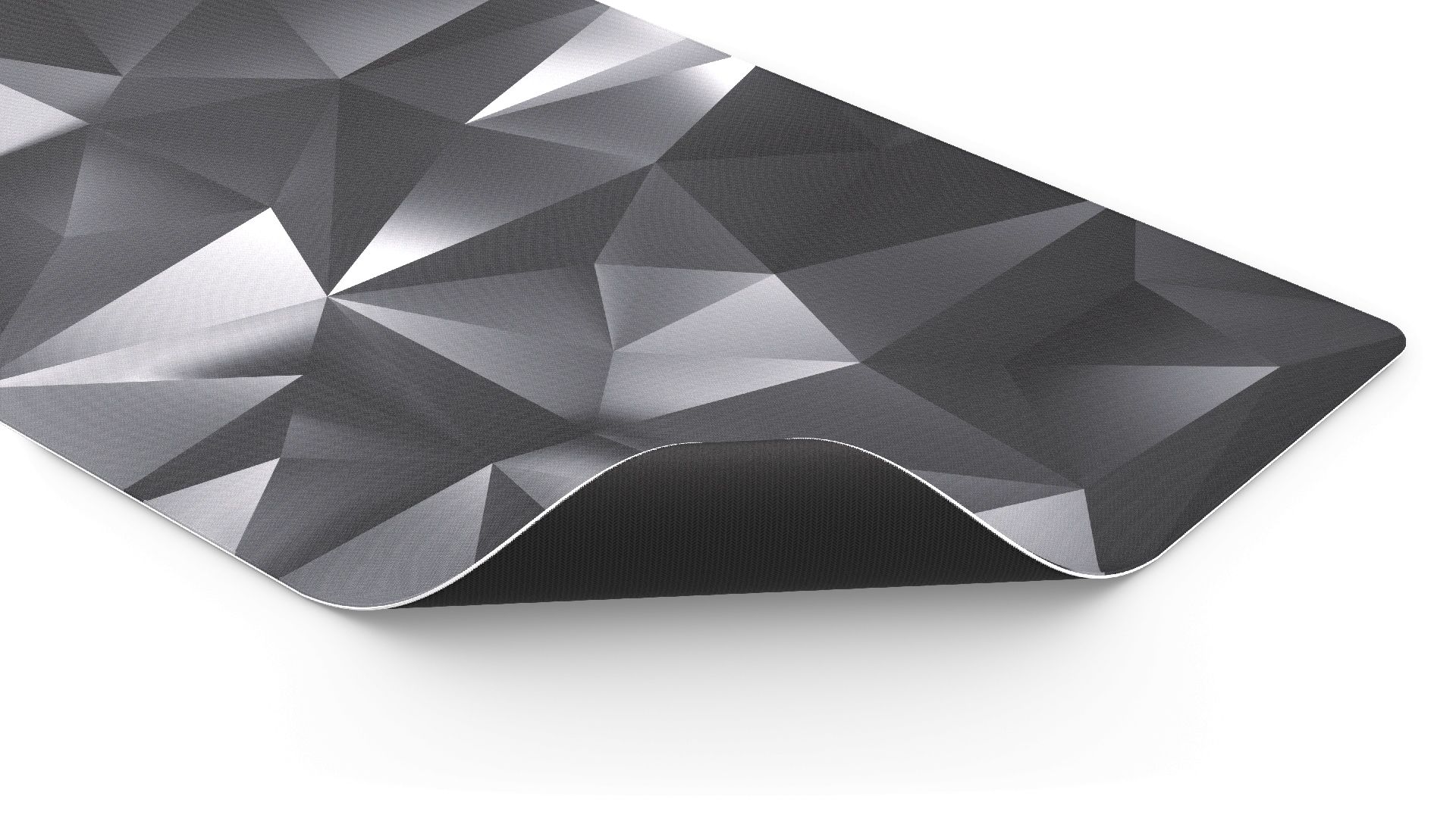 Endorfy Crystal Black XL Egérpad Black/White