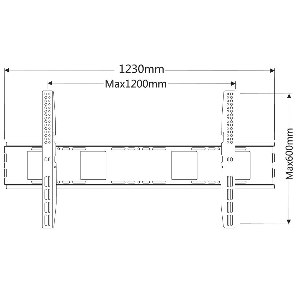 TECHLY  Fixed Wall Bracket for LCD LED TV 55-100