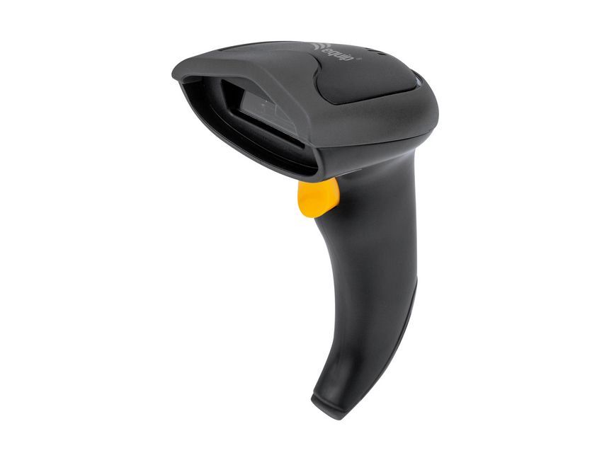 EQuip USB 1D Laser Barcode Scanner with Stand Vonalkódolvasó Black