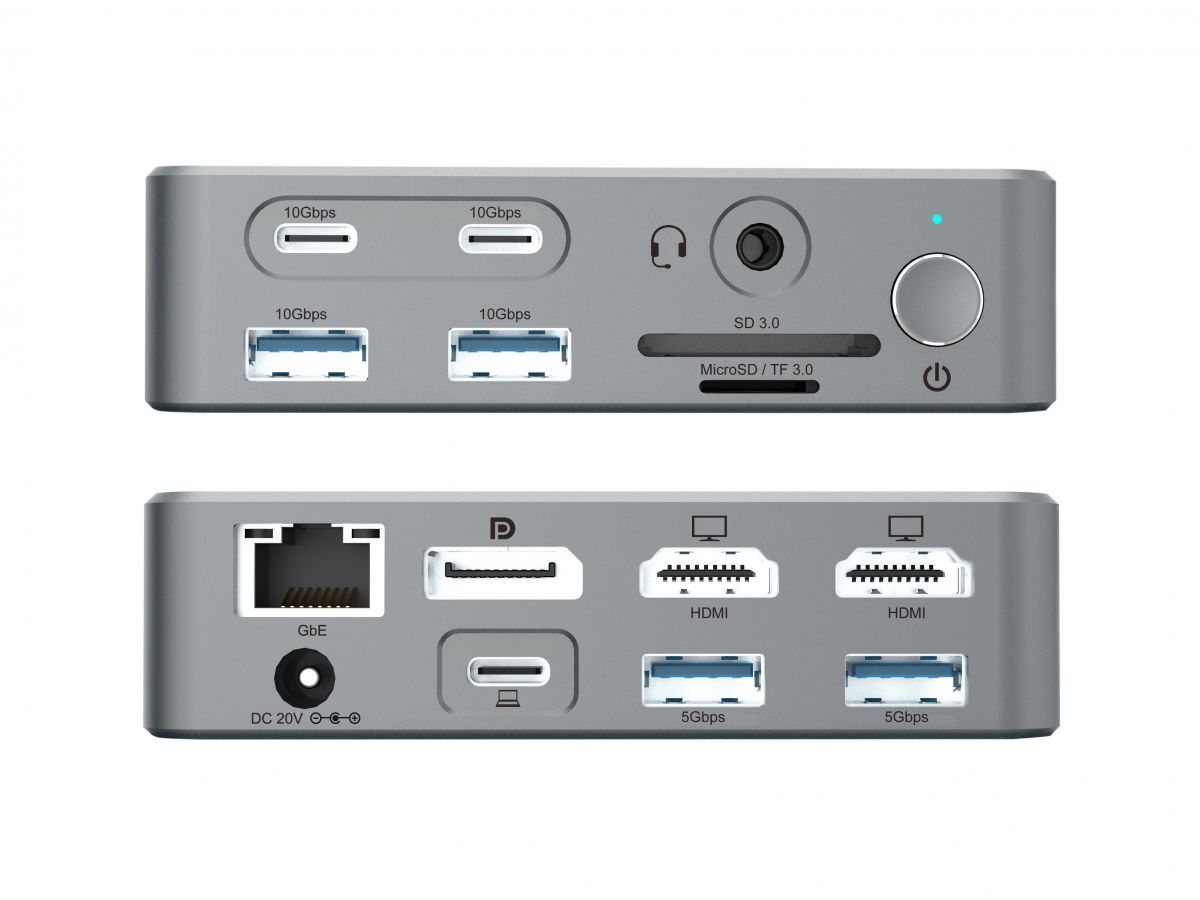 Conceptronic  DONN25G 15-in-1 DisplayLink Docking Station