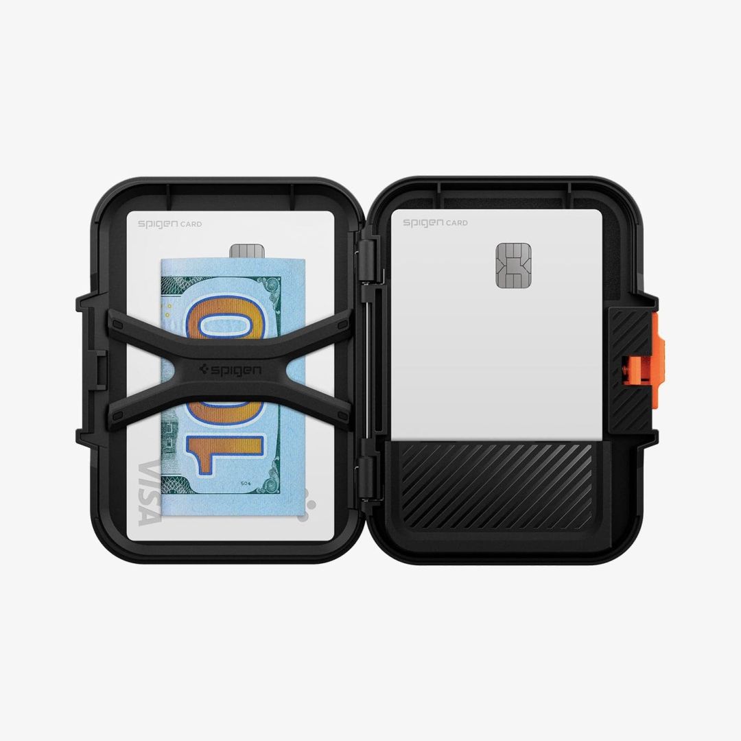 Spigen iPhone Lock Fit Wallet with MagSafe Black