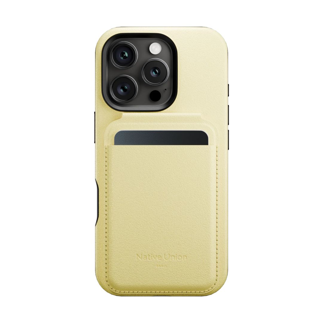 Native Union Active Wallet Stand Lemon
