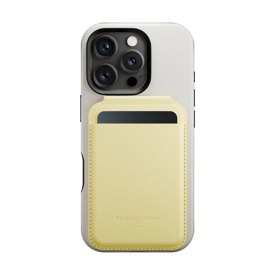 Native Union Active Wallet Stand Lemon