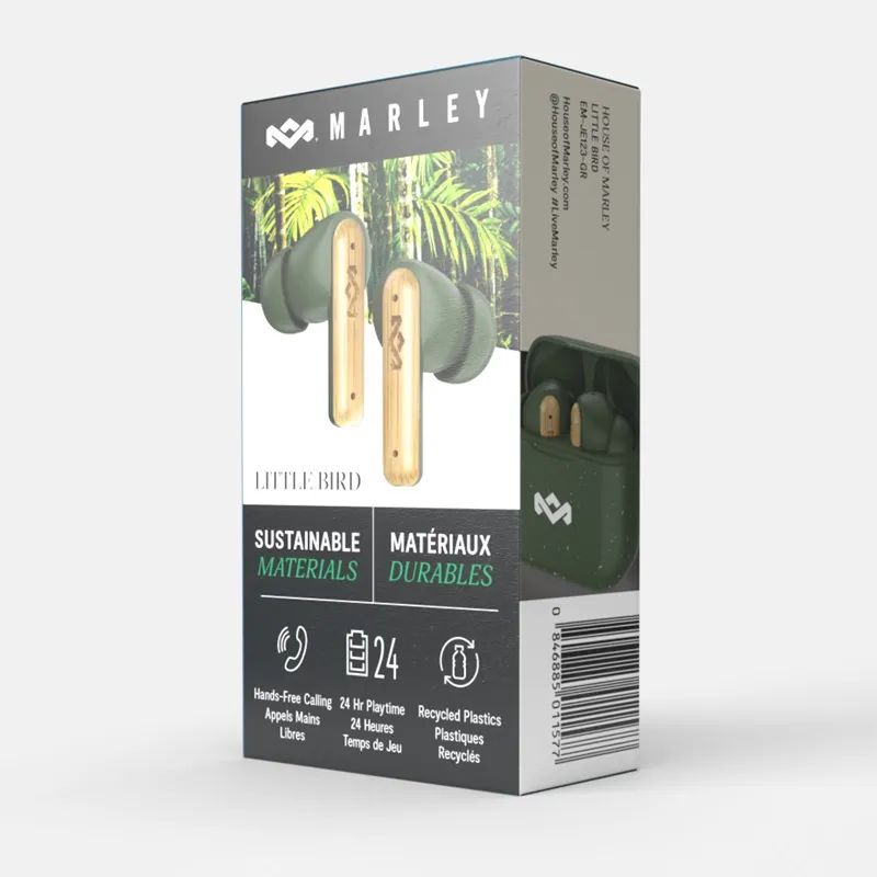 Marley Little Bird Bluetooth Headset Green