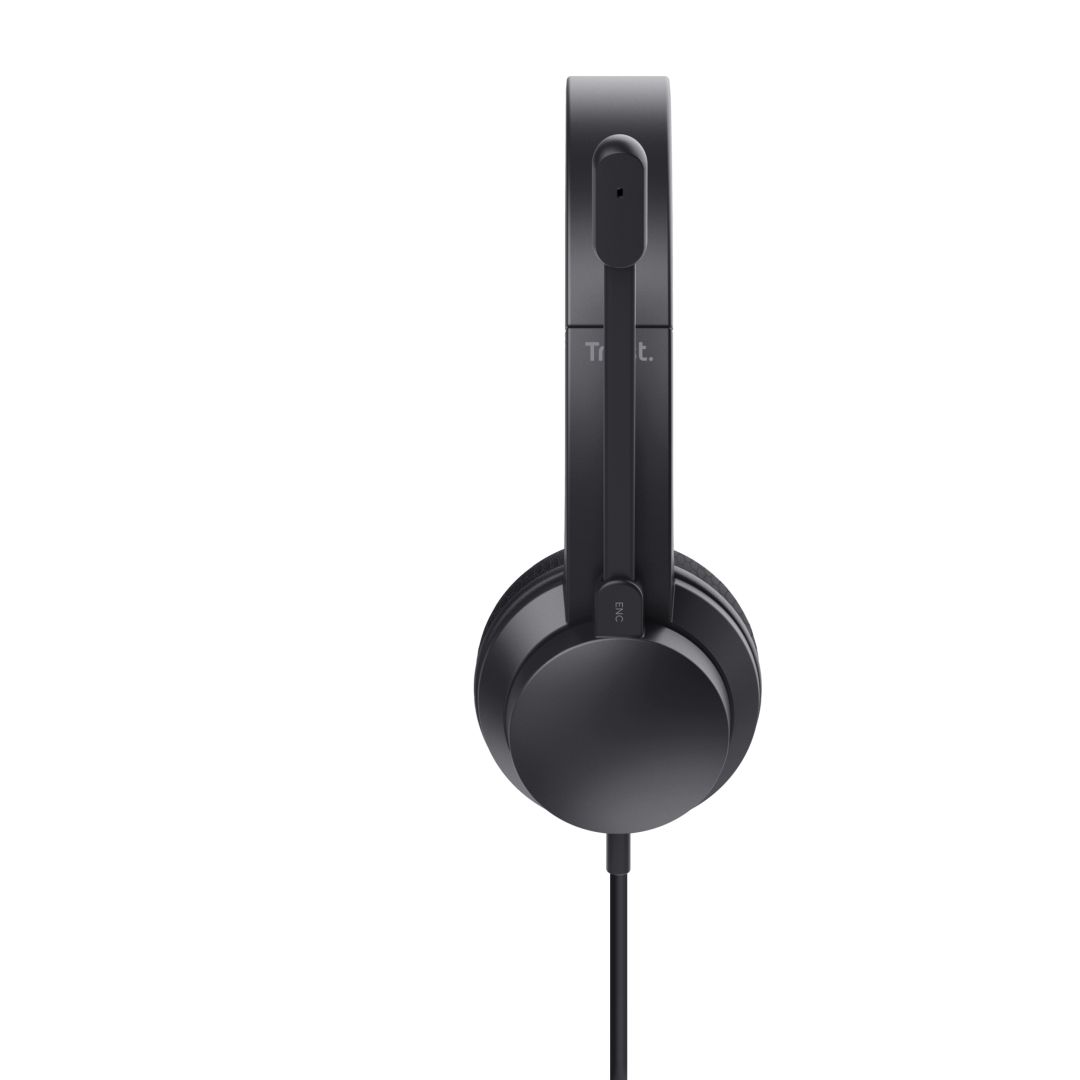 Trust HS-260 USB-ENC PC Headset Black