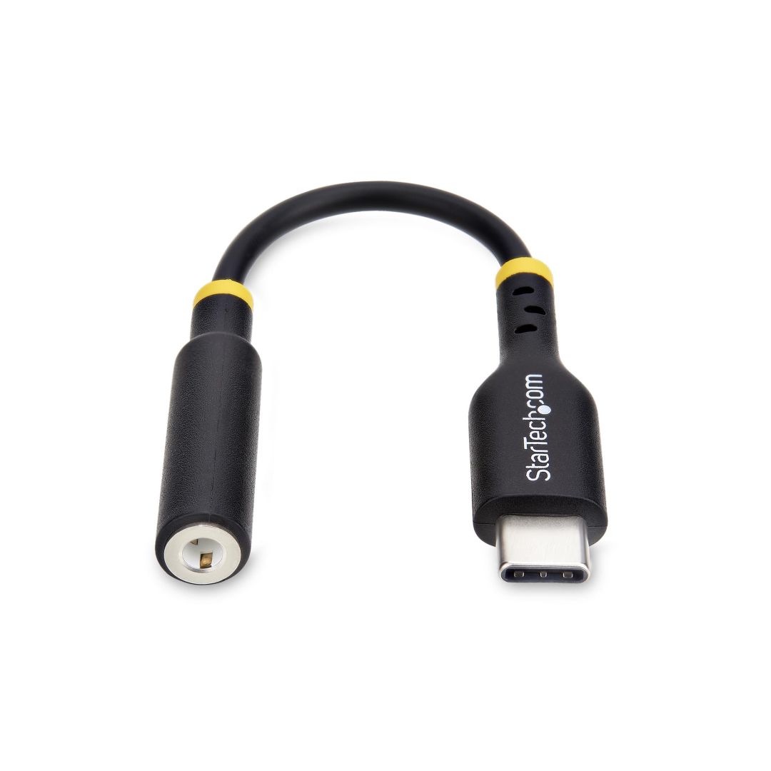 Startech USB-C to 3.5mm TRRS Headphone/Headset Jack Audio Adapter Black