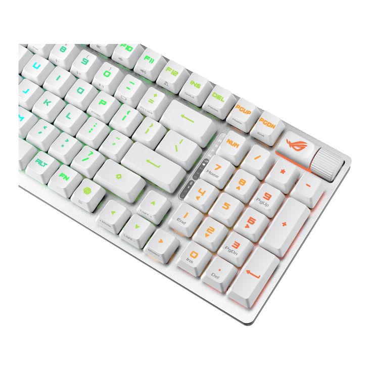 Asus ROG Strix Scope II 96 RX Gaming Wireless Keyboard White UK