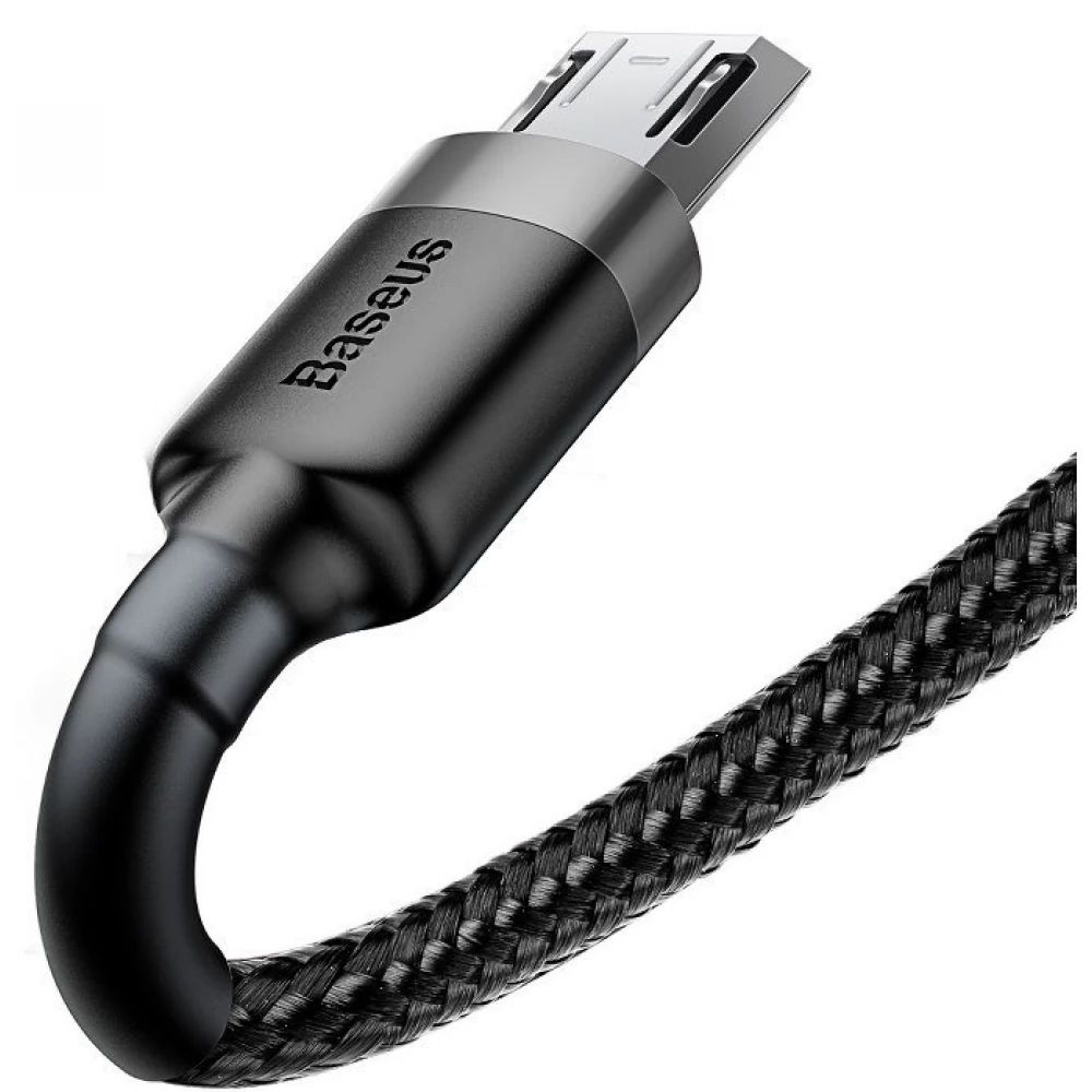 Baseus Cafule USB-Micro USB Cable 0,5m Black/Silver