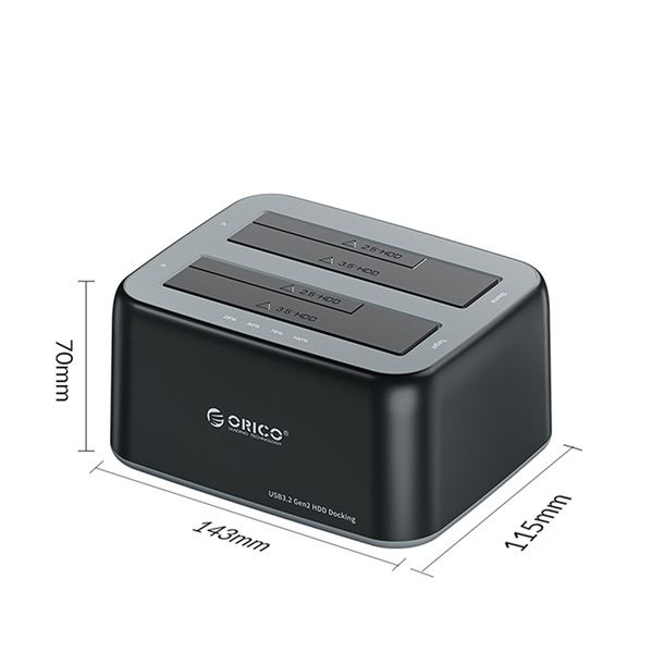 Orico 6829C3-V1-EU-BK 2,5