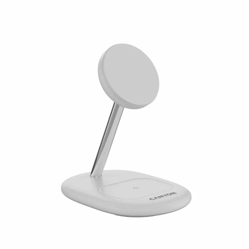 Canyon WCS-205 2-in-1 Wireless Charging Stand On Power 205 White