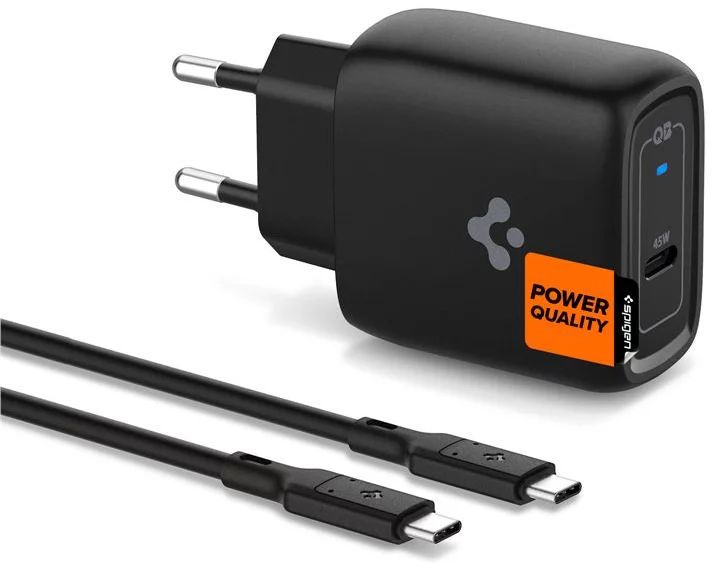 Spigen ArcStation Pro 45W Wall Charger GaN / 1-Port Black