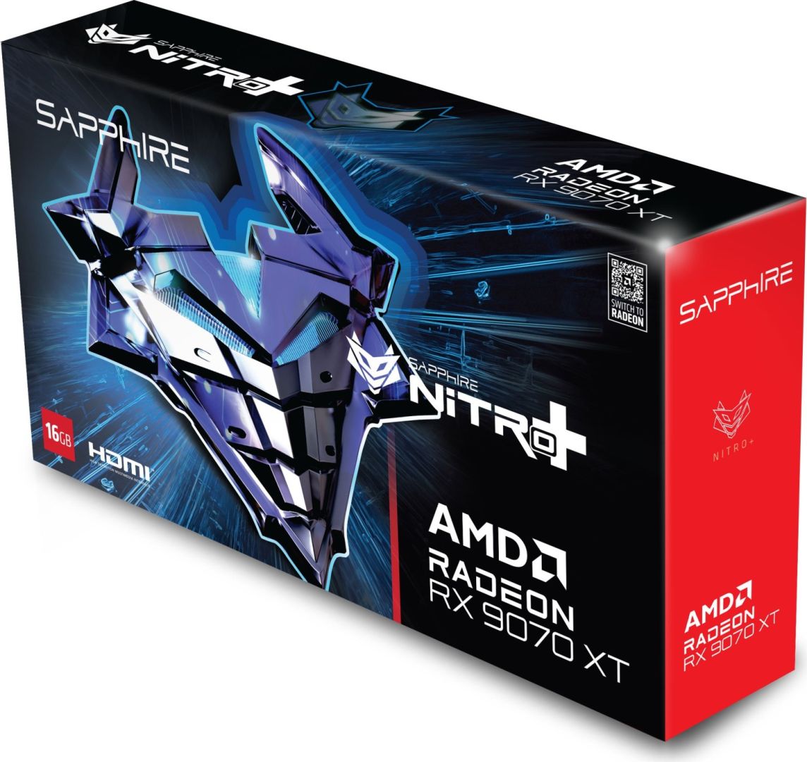 Sapphire Radeon RX9070 XT 16GB DDR6 Nitro+