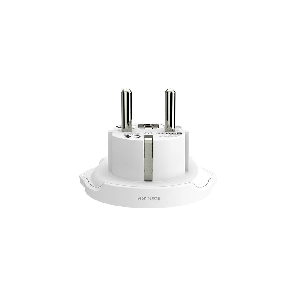 SKROSS Európába utazóknak földelt Adapter White