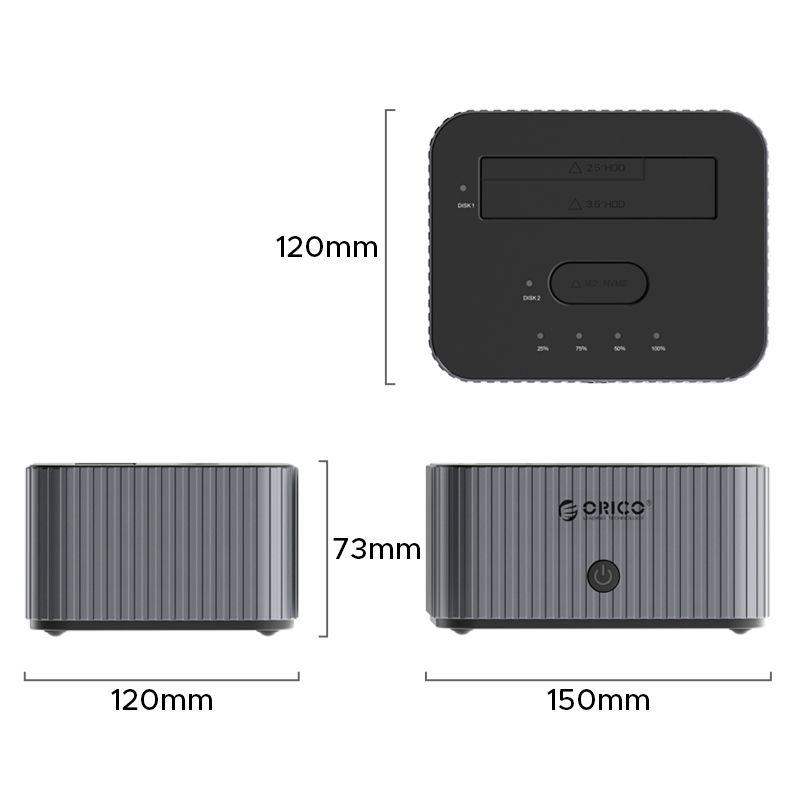 Orico IT28E-C-EU M.2 NVMe + 2,5