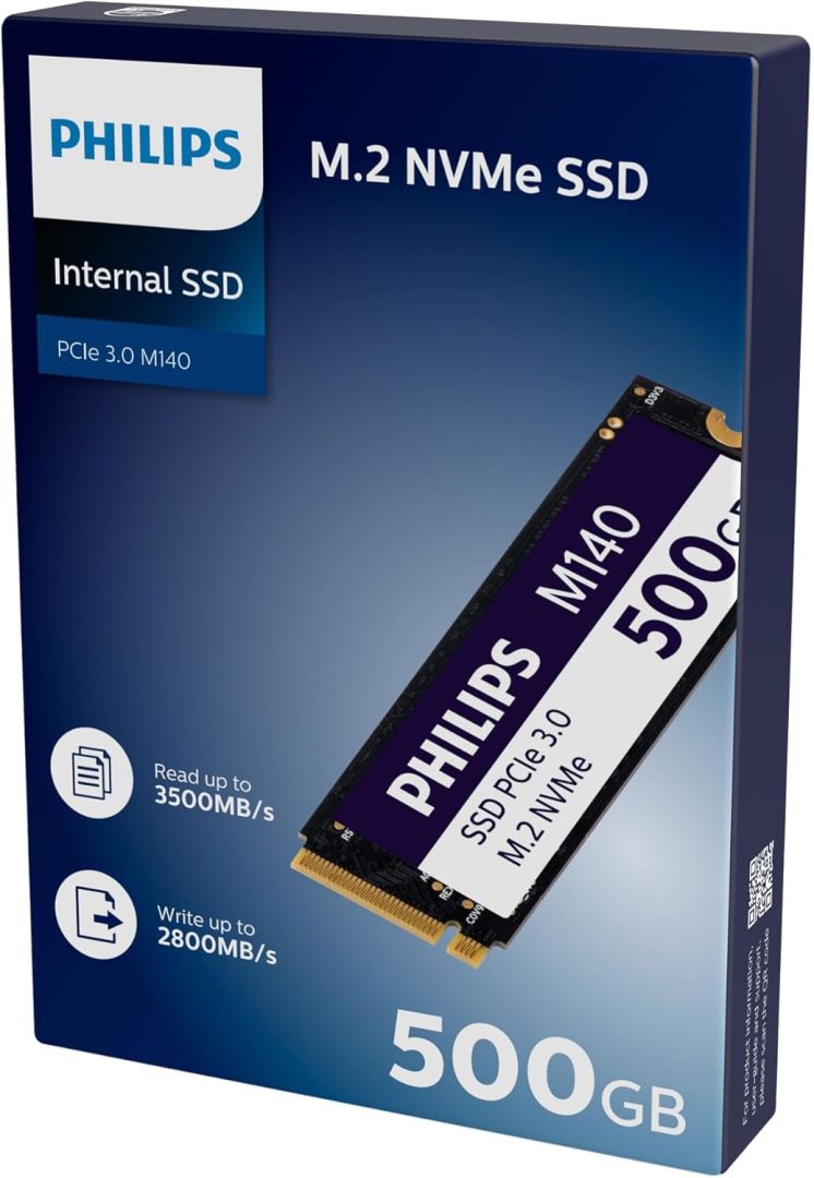 Philips 500GB M.2 2280 NVMe M140 Internal