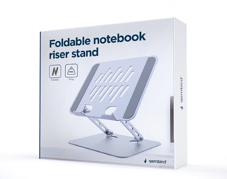 Gembird NBS-D1-04 Foldable notebook riser stand Space Grey