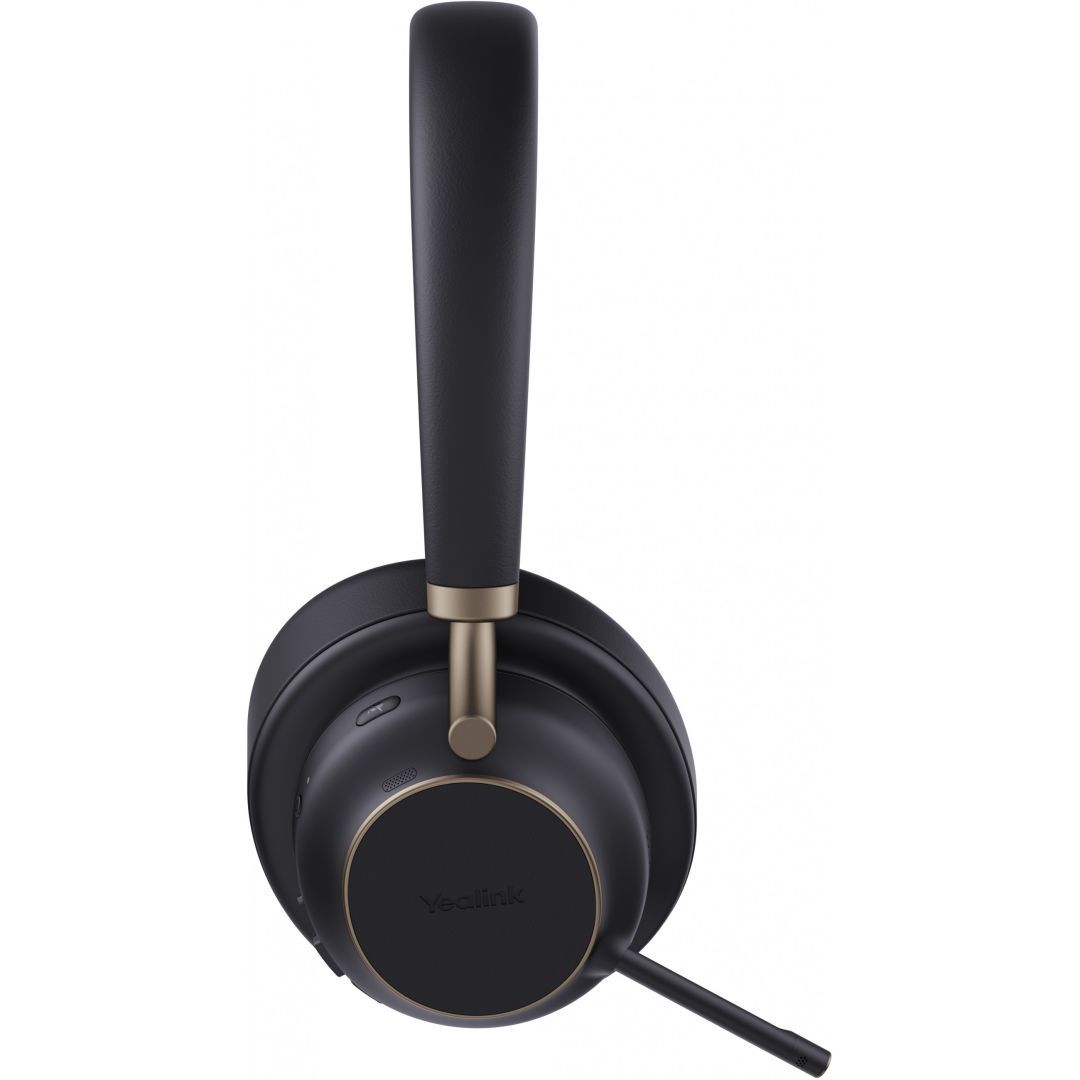 Yealink BH76 Plus UC USB-C/A Wireless Bluetooth with Charging Stand Headset Black