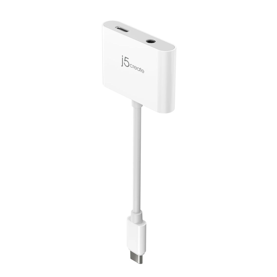 j5create USB-C to 3.5mm Audio Adapter with Power Delivery