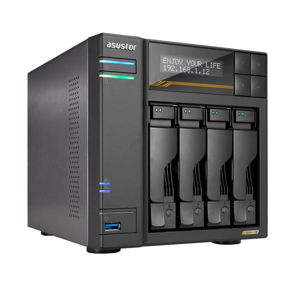 Asustor NAS AS6804T (16GB) (4xHDD + 4xM.2 SSD)