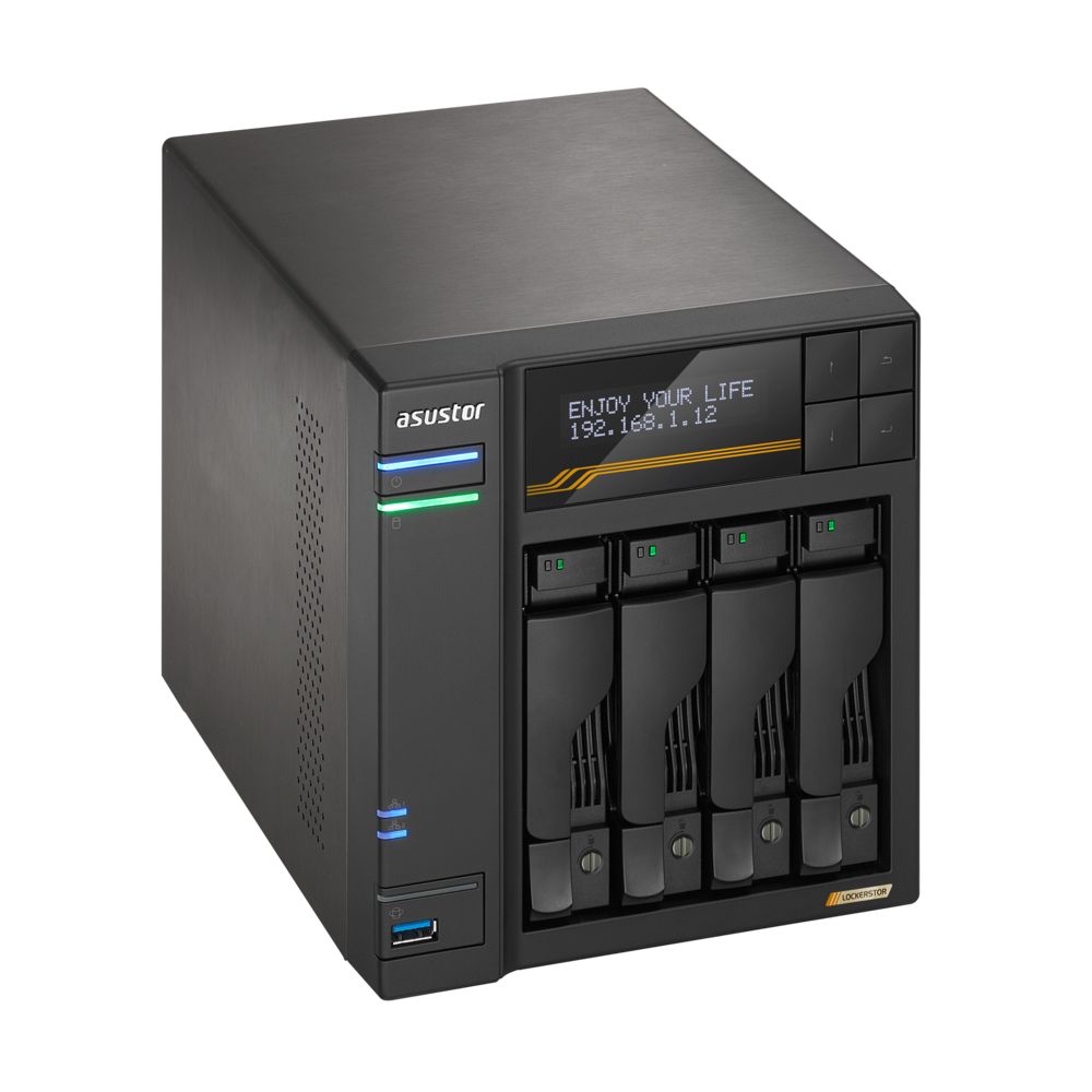 Asustor NAS AS6804T (16GB) (4xHDD + 4xM.2 SSD)