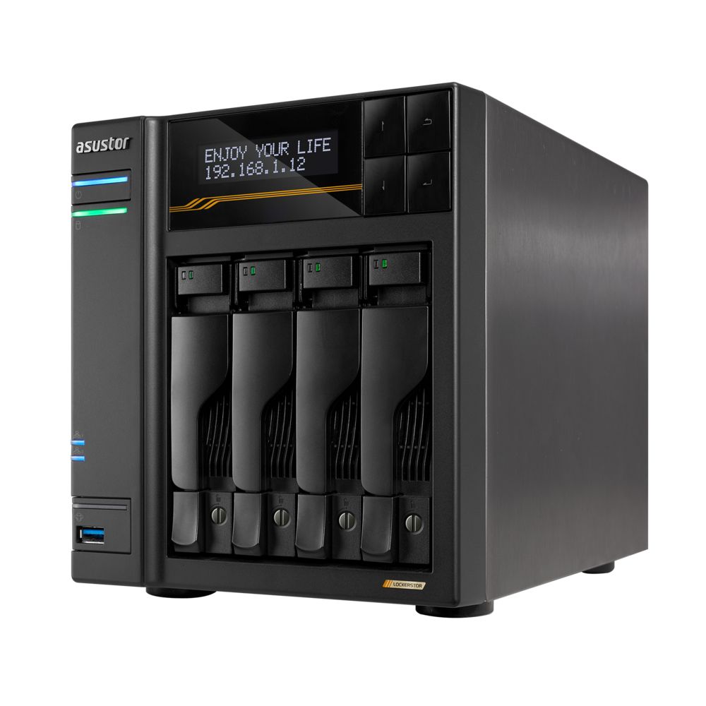 Asustor NAS AS6804T (16GB) (4xHDD + 4xM.2 SSD)