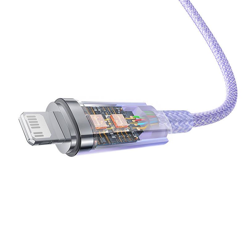 Baseus Explorer USB-C-Lightning Cable 20W 1m Purple