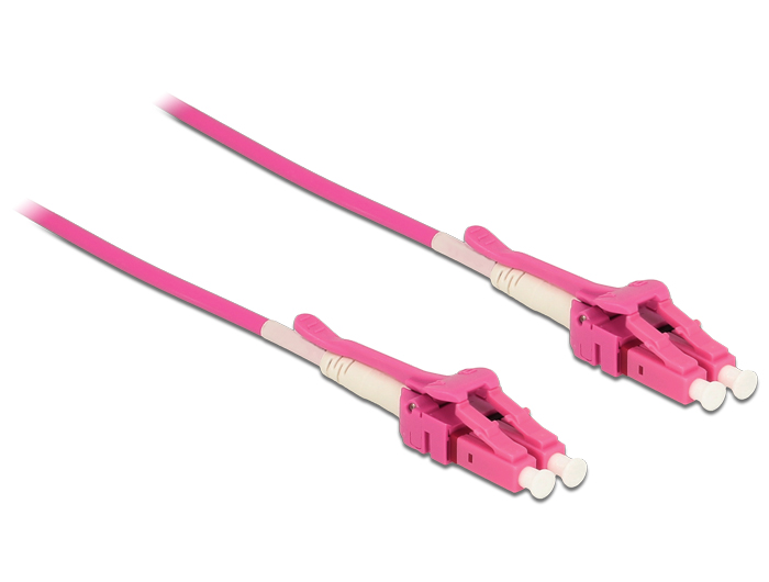 DeLock Cable Optical Fibre LC > LC Multimode OM4 Uniboot 3m