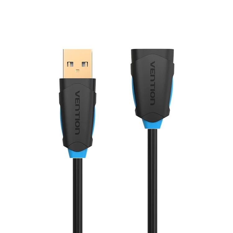 Vention USB-A 2.0/M to USB-A 2.0/F cable 0,5m Black