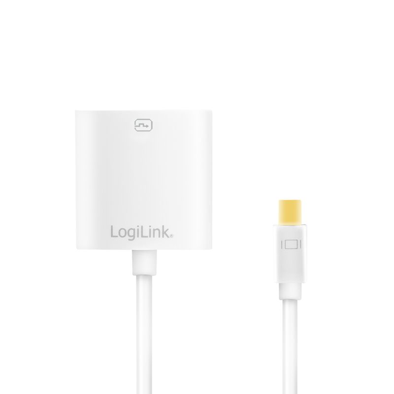 Logilink Mini DisplayPort to DVI-I Adapter 0,1m White