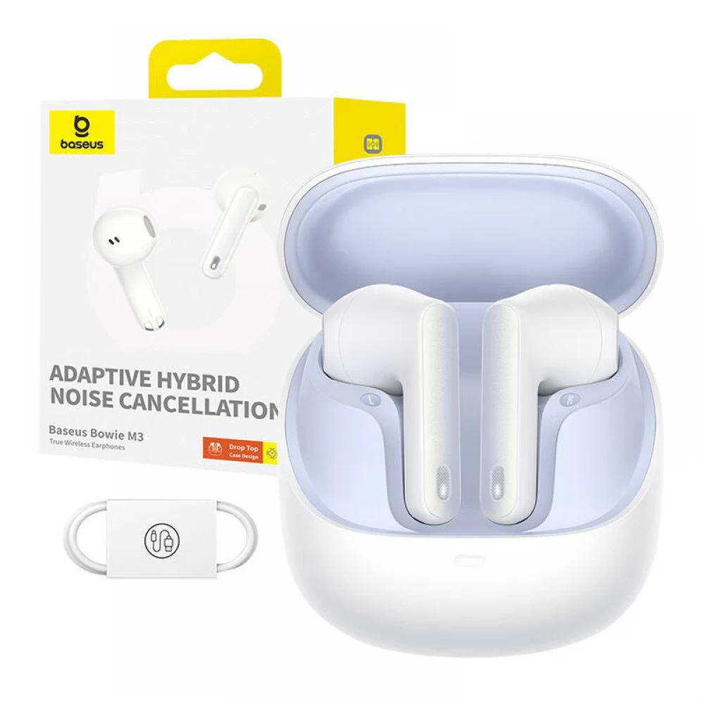 Baseus Bowie M3 Bluetooth Headset White