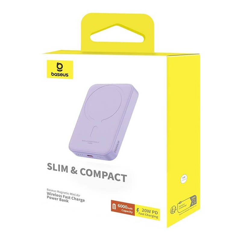 Baseus Magnetic Mini Air 6000mAh PowerBank Purple