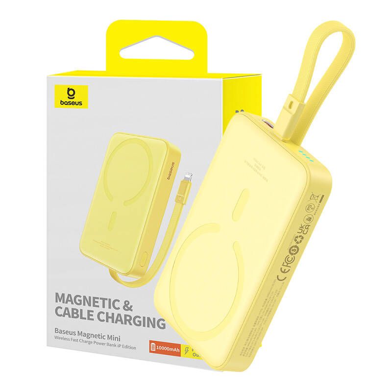 Baseus Magnetic Mini 10000mAh PowerBank Yellow