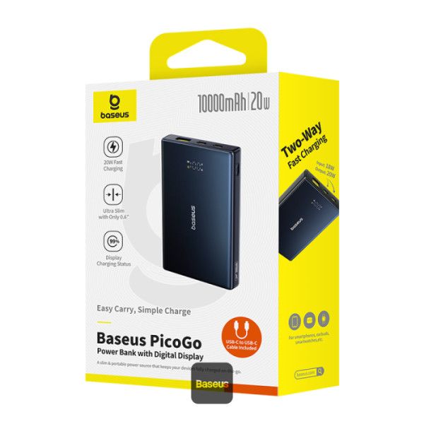 Baseus PicoGo 10000mAh PowerBank Black