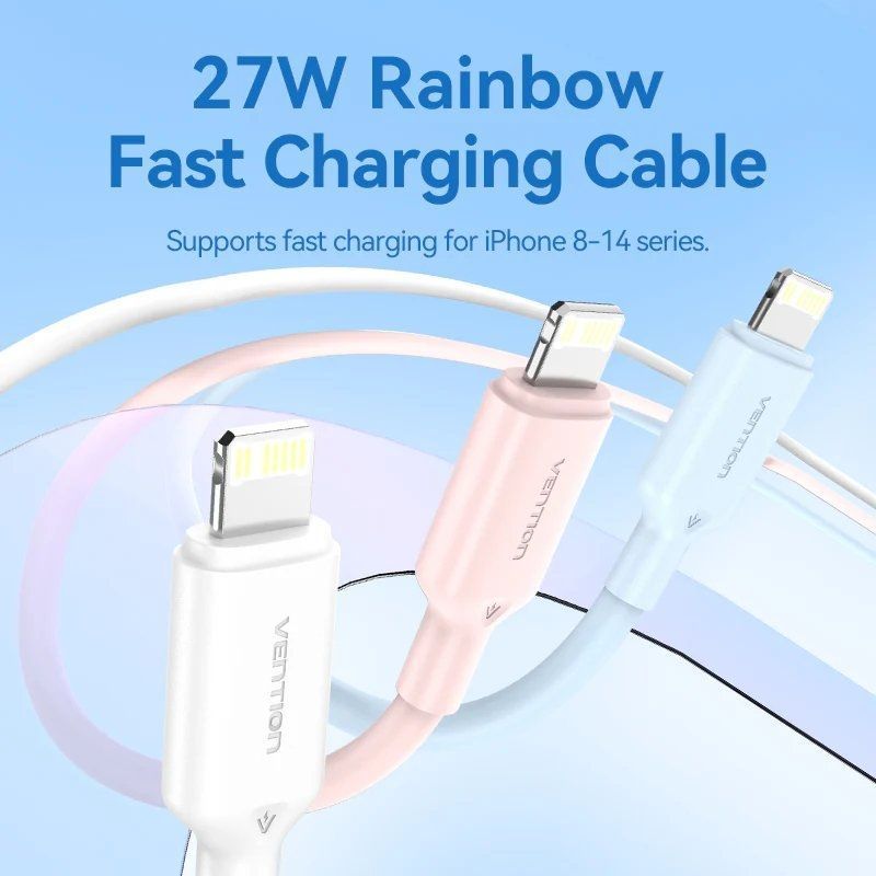 Vention USB-C 2.0 to Lightning cable 1m Blue