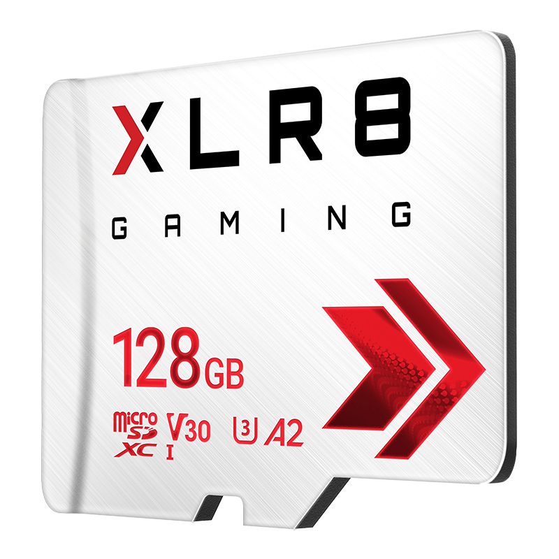 PNY 128GB microSDXC XLR8 Class 10 U3 V30 A2