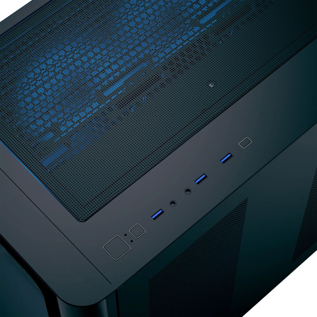 Aerocool P500C Tempered Glass Black